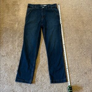 Carhartt Relaxed Fit Straight Rugged Flex Denim Dungaree.